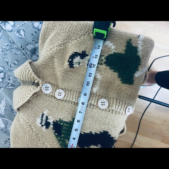 Hand Knit Wool Sweater size 6 - Picture 6 of 6